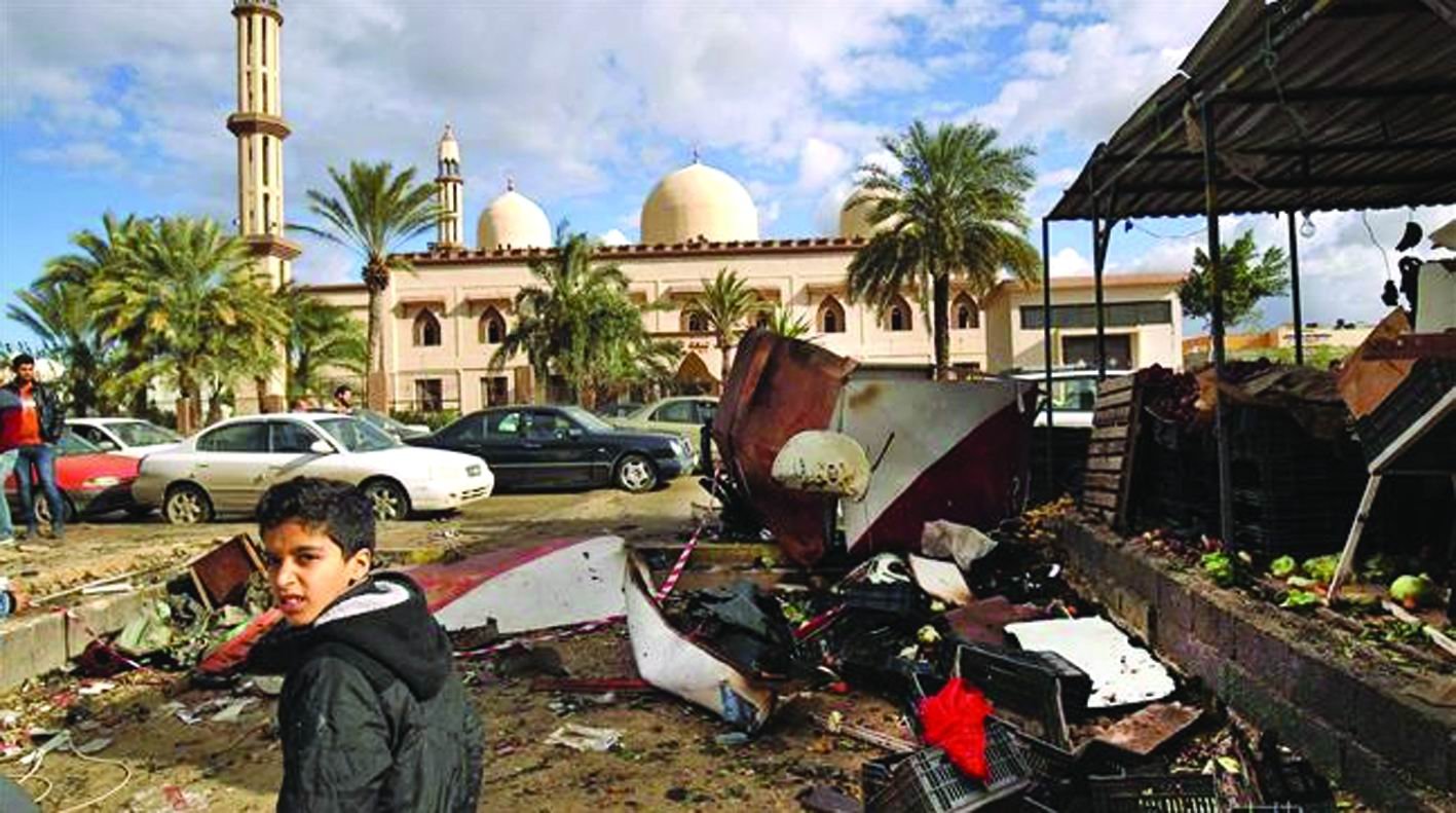 લીબિયાના બેનગાઝી શહેરમાં બે કાર બોમ્બ  વિસ્ફોટમાં ૩૩નાં મોત, પ૧થી વધુ લોકો ઘવાયા