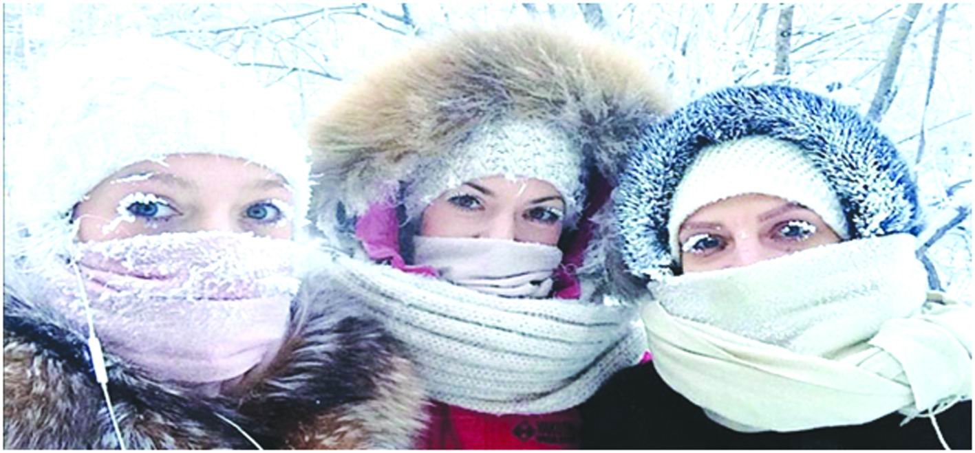 આંખની પાંપણો પણ થ્રીજી જાય તેવી ઠંડી :  રશિયામાં માઈનસ ૬૭ ડિગ્રી સેલ્સિયસ તાપમાન