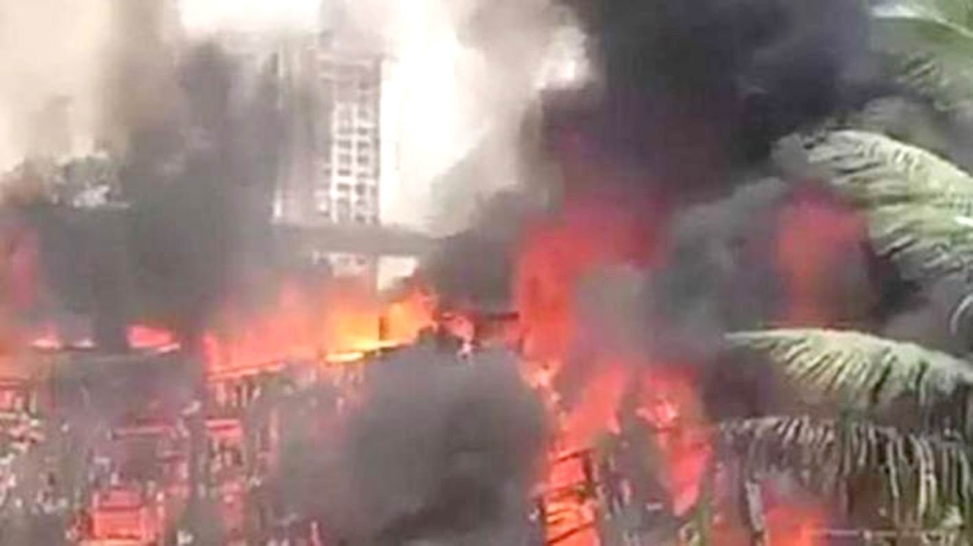 મુંબઈ : જિયા એપાર્ટમેન્ટમાં ભીષણ આગ, કોઈ જાનહાનિ નહીં
