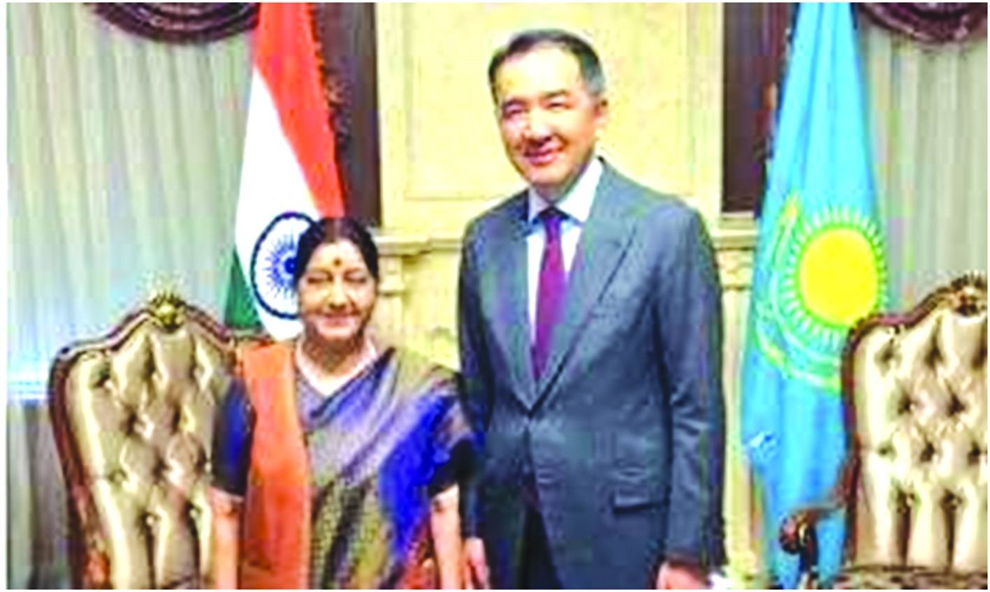 ભારત અને કઝાકિસ્તાન વચ્ચે વેપાર અને  સુરક્ષા સંબંધો સુધારવા સહમતિ