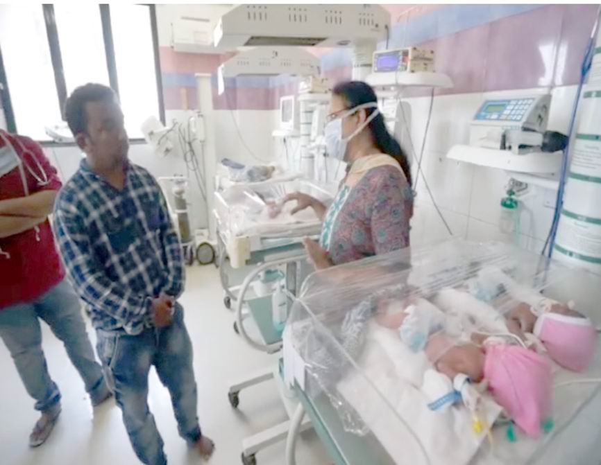 વડોદરાની સયાજી હોસ્પિટલમાં મહિલાએ ચાર બાળકોને જન્મ આપ્યો